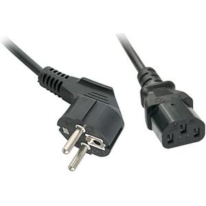 LINDY 30334 kabel sector IEC 0,7 m zwart