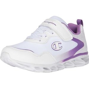 Champion Athletic-Wave 2G PS, sneakers voor meisjes, wit/paars (WW005), 30 EU, Wit Paars Ww005