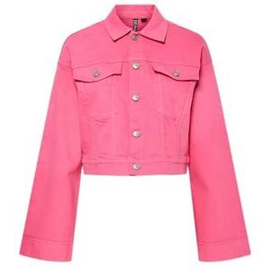 PIECES Pcsvala Denim Jacket, roze, citroen, M