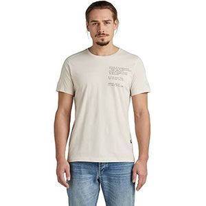 G-STAR RAW, Heren Korpaz Logos Grafisch T-shirt, Weiß (Dk Talk 336-a488), XL