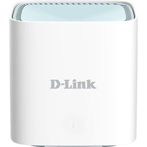 D-Link M15-3 EAGLE PRO AI AX1500 Mesh System (3-pak) met AI Wi-Fi/Traffic Optimiser, AI Parental Control, Gigabit Poorten, MU-MIMO, 1024 QAM, OFDMA, WPA3, Werkt met Alexa/Google Assistant.