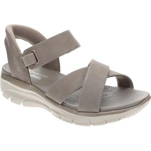 Skechers - Easy Going Somewhere Sunny - Sneakers - Taupe - Veganistisch - Instappers