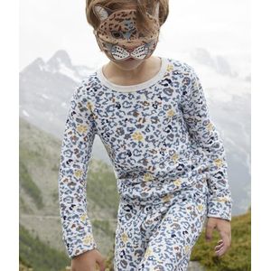 Petit Bateau Pyjama voor jongens, Marshmallow wit/meerkleurig, 4 Jaren
