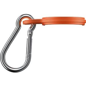 Holesto® Karabijnhaak van kunststof (5 Stuks) – Tactische Zwarte Karabijnhaak met Veersluiting – Grote Molle D-Vorm voor Rugzak, Camping en Outdoor – Carabiner (Groente