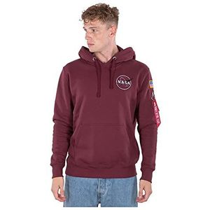 Alpha Industries Space Shuttle Hoody Sweat met capuchon voor heren Burgundy