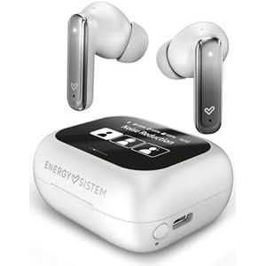 Energy Sistem ScreenSound True Wireless hoofdtelefoon met ANC, Bluetooth 5.4, True Wireless Stereo, 25 uur batterijduur en oplaadbox met intelligent display