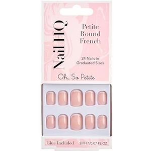 Nail HQ Petite ronde Franse nagels (24 stuks)