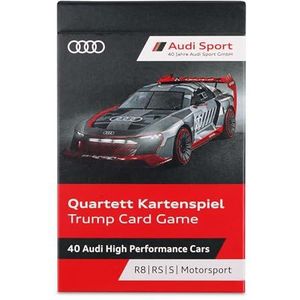 Audi 3202303000 Kwartet kaartspel motorsport 40 jaar jubileum