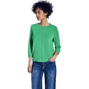 Dames T-shirt - Ronde Hals - 3/4 Mouwen - Zijsplitten - Modale Mix