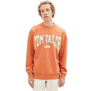 TOM TAILOR Denim Sweatshirt voor heren, 32247 - Soft Herfst Rust, XL