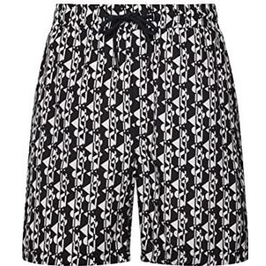 Mavi Herenshorts met print, zwart, M