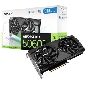 PNY - GeForce RTX 5060 Ti - Videokaart - 8 GB - Boost-kloksnelheid tot 2692 MHz