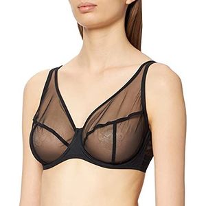 Maison Lejaby - Gevormde beha van lycra Nufit dames, Zwart 04, 75E