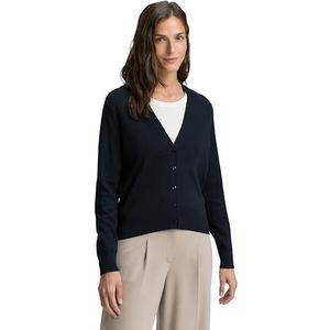 TOM TAILOR Cardigan gebreide jas voor dames, 11019 - Lunar Eclipse, XXL