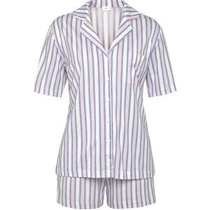 s.Oliver Klassieke korte pyjama in gestreept, lila, 32-34