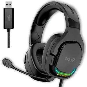 Stereo hoofdtelefoon PC / PS4 / PS5 / Xbox Gaming Led RGB Cool Tuned USB 7.1