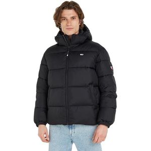 Tommy Jeans TJM ESSENTIAL PUFFER JACKET EXT Puffer Jacket, Zwart, XXL, Zwart, XXL