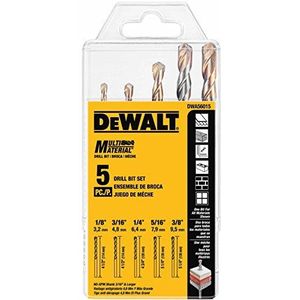 DEWALT DWA56015 Multi-Materiaal Boor Set, 5-Delig