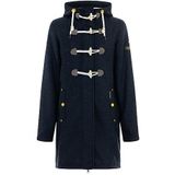 Schmuddelwedda Gebreide fleece dufflecoat dames 34326541, marineblauw, gemêleerd, M