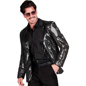 Widmann - Party Fashion Jacket met pailletten voor heren, disco fever, slagermove
