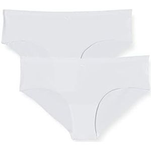 PUMA - WOMEN SEAMLESS HIPSTER - Slips - Wit - Set van 2