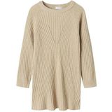 Tricot Jurk - Gebreid - Ronde Hals - Lange Mouwen - Loose Fit