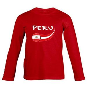 Supportershop Peru shirt met lange mouwen voor jongens