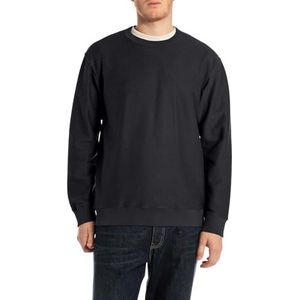 REPLAY Heren regular fit sweatshirt van katoen, 088 Deep Blue, S