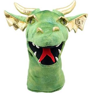 The Puppet Company - Grote Drakenkoppen - Draak (Groen),33cm