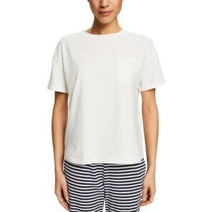 ESPRIT Pyjamahemd dames Cosy Melange Sus Shirt S_slv,off-white,38