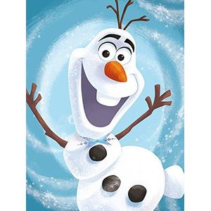 Olaf's Frozen Adventure ""Happy"", 60 x 80 cm, canvasdruk