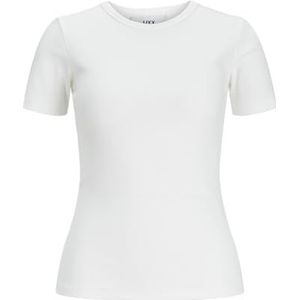 JJXX - Shirt - Wit - Jersey - Ronde Hals - Kwartmouw