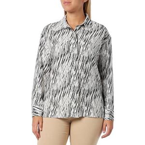 DeFacto Dameshemd van katoenweefsel met lange mouwen, wit, M