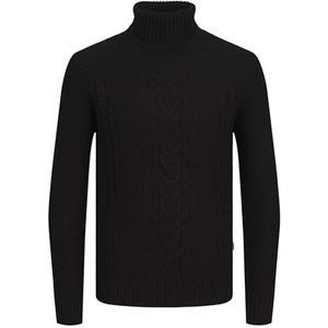 JACK & JONES Gebreide trui voor heren, zwart, S