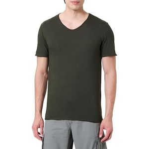 Teddy Smith T-shirt voor heren, T-Goa MC Deep Kaki, Diepe kaki, M