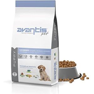 Avantis Pet Puppy's - voer voor honden, puppy's van elk ras, 3 kg, geschikt voor zwangere en zogende moeders, zeer verteerbaar met kip, groenten en granen