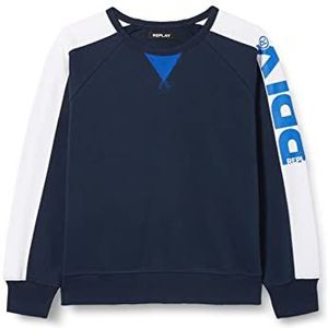 Replay Sweatshirt voor jongens, 714 inktblauw., 12 Jaar