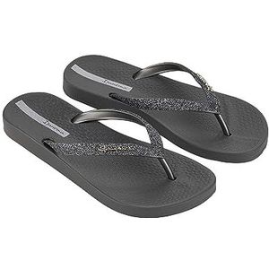 Ipanema ANAT Lolita FEM teenslippers voor dames, grijs/zilver, 43 EU, Grey Silver, 43 EU