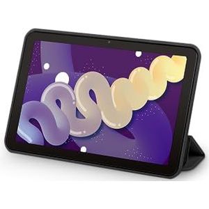 SPC Cosplay Sleeve 3 beschermhoes voor tablet compatibel met SPC Gravity 3/3 SE / 3 Pro / 3 4G Senior Edition met standfunctie, opvouwbaar, zwart oppervlak