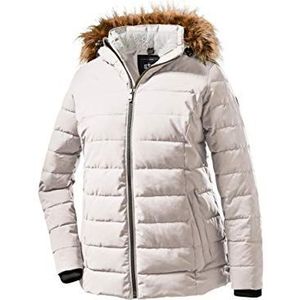 STOY Wmn Quilted Jckt E-jas voor dames in dons-look met afritsbare capuchon