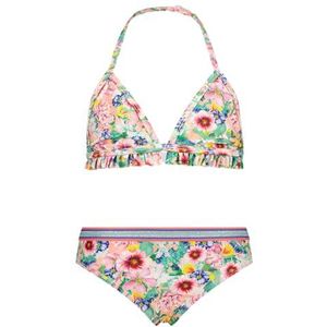 Vingino Girls Bikini Zohara in kleur Multicolor Peach Maat 8, Multicolor Peach, 8 Jaren