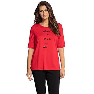 Ulla Popken Dames T-shirt met pailletten