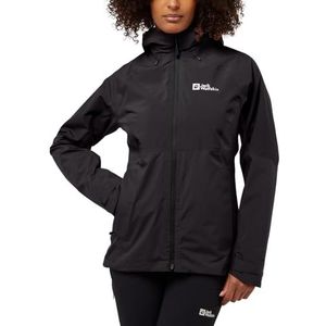 Jack Wolfskin Jas voor dames, Zwart, M