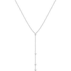 Elli Halsketting voor dames, 925 sterling zilver, Y-vorm, 0111460717_50-50 cm lengte, Sterling zilver