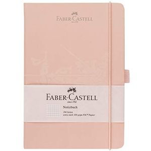 Faber-Castell 20502 - notitieboek, 145 x 210 mm, FSC-mix, geruit, roos, 1 stuk