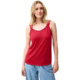 Cecil - Dames Top - Rood - Gebreide Look