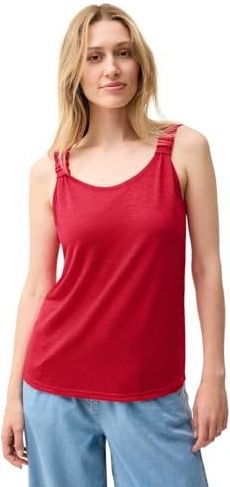 Cecil - Dames Top - Rood - Gebreide Look