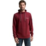 TOM TAILOR - Sweatshirt 'Snood' - Pastelblauw/Wijnrood/Wit - Sweatstof