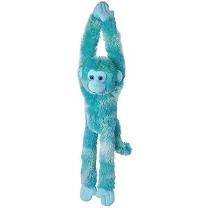 Wild Republic Hangende aap pluche, knuffeldier, pluche speelgoed, geschenken voor kinderen, Vibe Blue, 50 cm