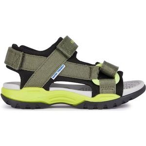 Geox J Borealis Boy E Sandalen voor jongens, Leger., 38 EU